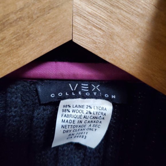 VEX Collection |Sweater Like Wool Blazer - Picture 4 of 5